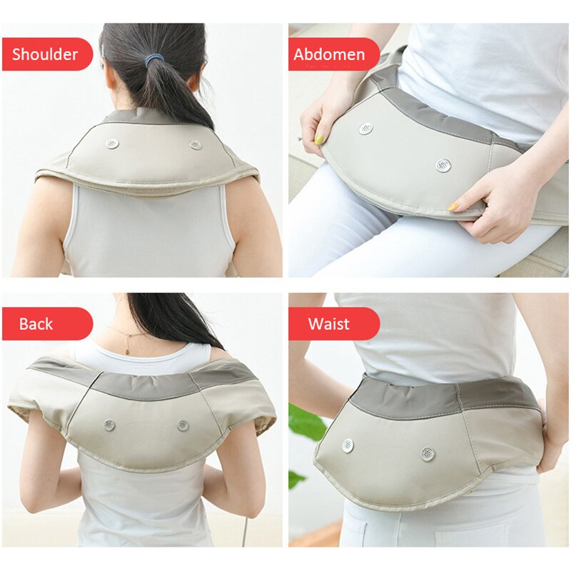 Masseur électrique Portable pour le cou, coups, châles de Massage pour les cervicales, douleurs du cou et des épaules, appareil multifonctionnel, santé