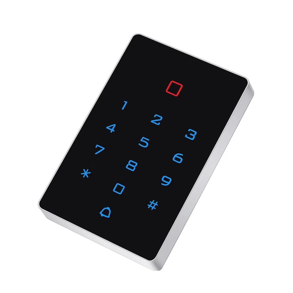 Backlight Touch 125khz RFID Card Access Control Keypad EM Card Reader Door Lock Opener Wiegand 26 Output Anti-disassembly Alarm