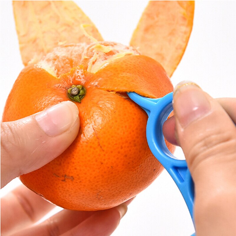 5 Pcs Plastic Fruit Slicer Opener Cutter Orange Peelers Zesters Lemon Grapefruit Kitchen Gadgets At Random