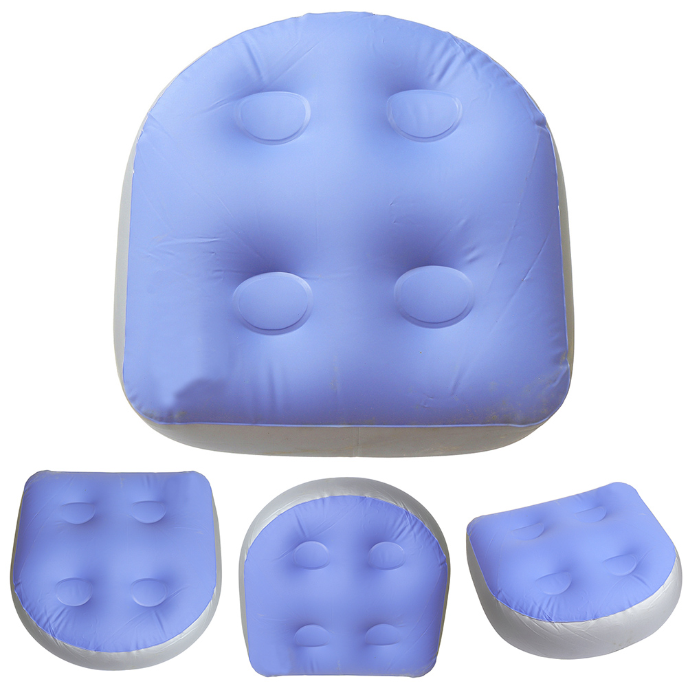 Nueva alfombrilla de masaje, cojín de Spa, asiento elevador de bañera de hidromasaje inflable, accesorios de Spa suaves para el hogar, almohadilla de relajación de espalda para adultos y niños #63