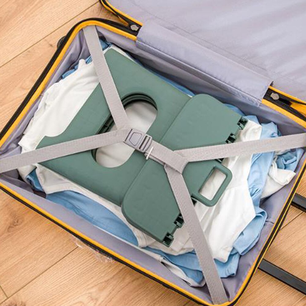 Sgabello pieghevole salvaspazio portatile da viaggio sicuro portatile per adulti bambini PP casa antiscivolo comodo multifunzione: verde S