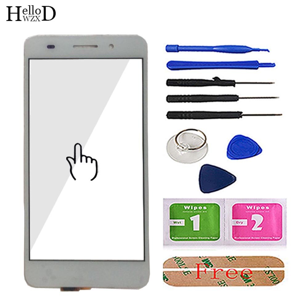 Touch Screen For Huawei Y6 II Y6II Y6 2 Touch Screen Digitizer TouchScreen Sensor Lens Front Glass Panel Mobile Tools 3M Glue