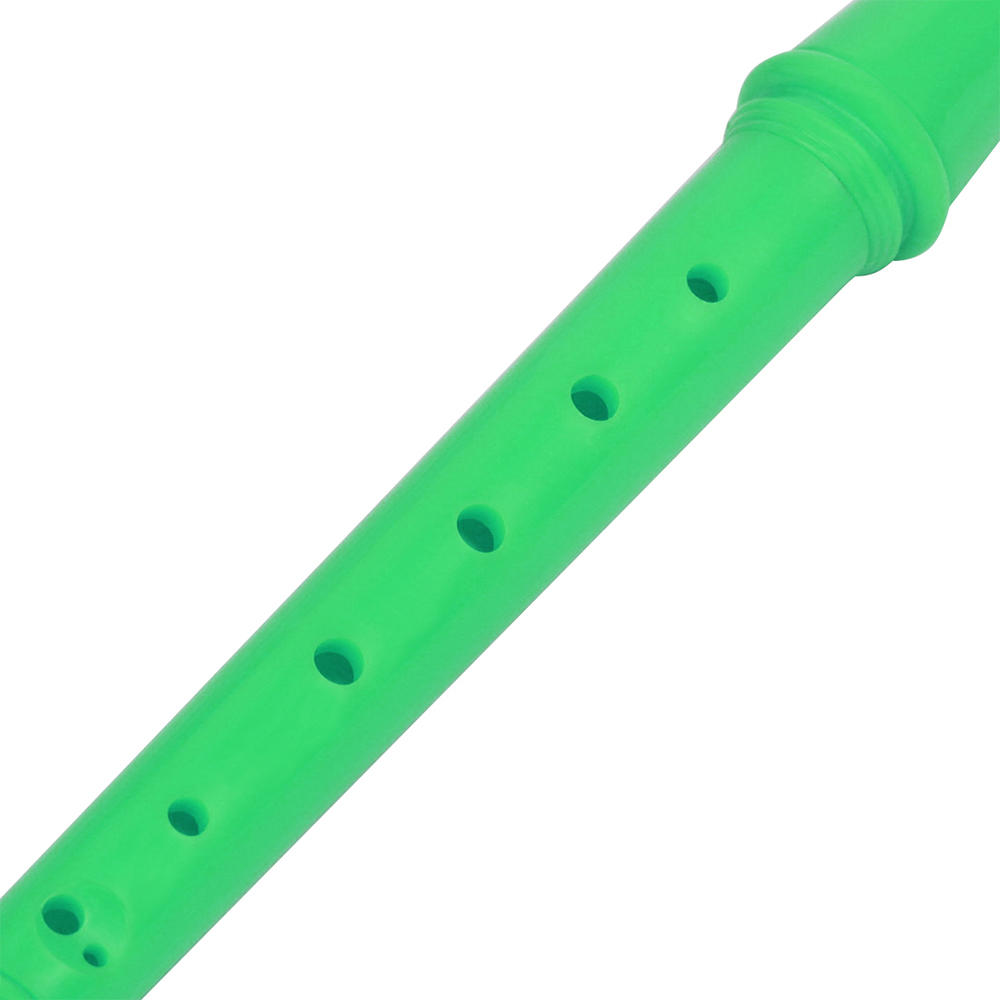 Sopranblockflöte in c-tonart, abs-sopran-sopranblockflöte, klarinette mit 8 löchern im deutschen stil, mit grifftabelle, reinigungsstab für kinder