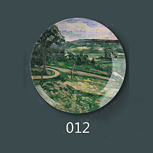 8 "Inch 20.5Cm Diameter Paul Cezanne Schilderen Porselein Decoratieve Thuis Hal Muur Opknoping Plaat Arts Disc: 12