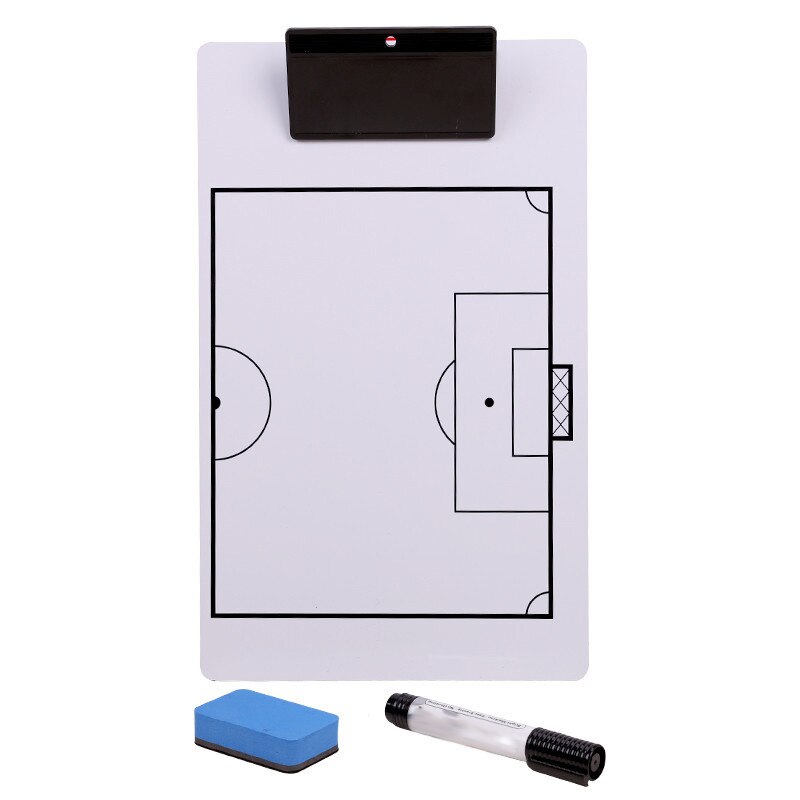 Football Training Board Double-Sided PVC Soccer Coaching Board Dry Erase Clipboard Football Supplies Coaches Clipboard