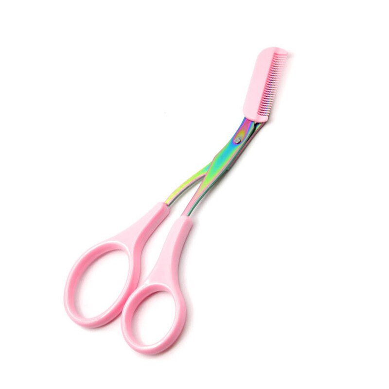 Wenkbraw – ciseaux colorés en acier inoxydable pour tondeuse à sourcils, outil de beauté pour les yeux, 1 pièce: B2