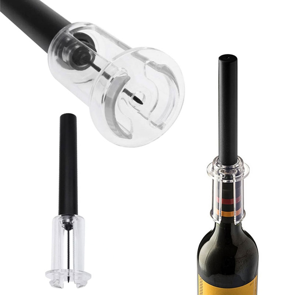 Party Rode Wijn Opener Luchtdruk Cork Popper Fles Rvs Pin Type Pompen Corkscrew Cork Out Tool remover