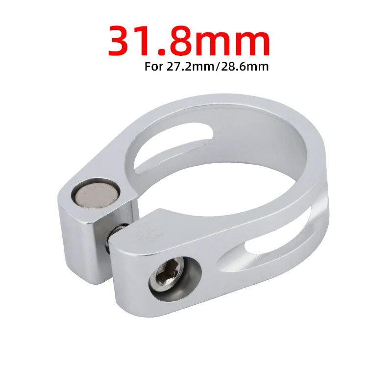 Meroca pince de Support de selle de vélo en alliage d'aluminium 31.8/34.9 Mm pince de Tube de selle pinces de Tube de selle de VTT: Bourgogne