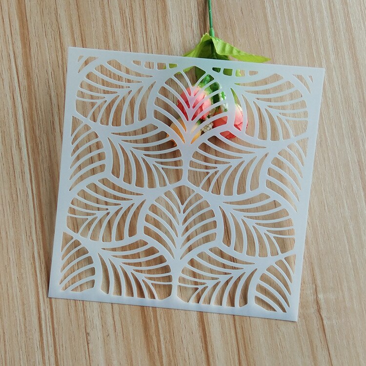 drawing Datura template DIY plastic wall painting spray painting template PET hollow painting template customization: 8