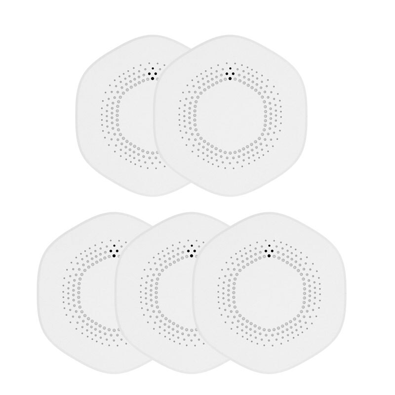 Tuya Zigbee3.0 Home Smart Temperature And Humidity Sensor Compatible With Alexa Google Home Smart Home: 5pcs