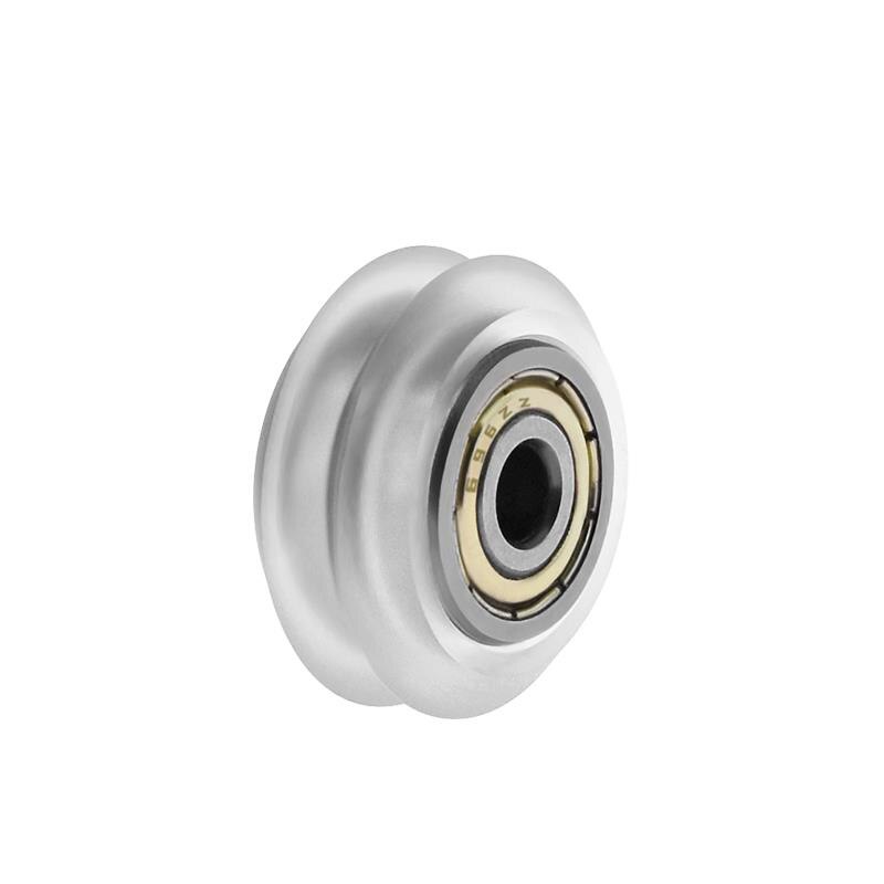 10 stk/parti cnc openbuilds hjul pom med lejer store modeller passive runde hjul mellemhjul tandhjul perlin hjul til ender 3 blåere: V hjul