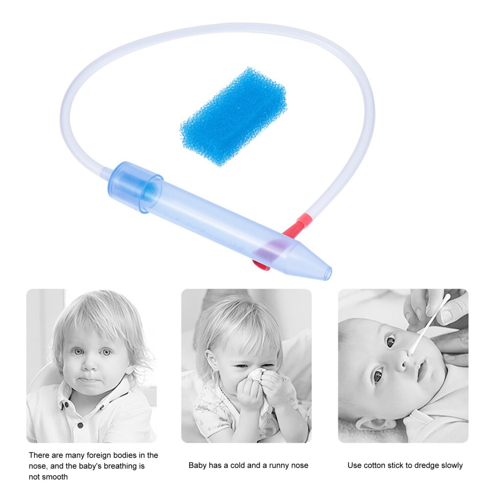 1 Set Baby Neuszuiger Veilig Chic Mooie Fijne Gadget Tool Snot Sucker