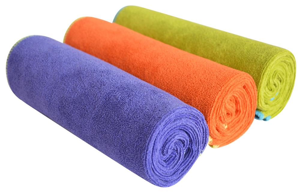 Letvægts absorberende mikrofiber sport gym håndklæde golf yoga sved håndklæder til voksne hotel fitness træning 14 inx 30in 3 pakke: Poy
