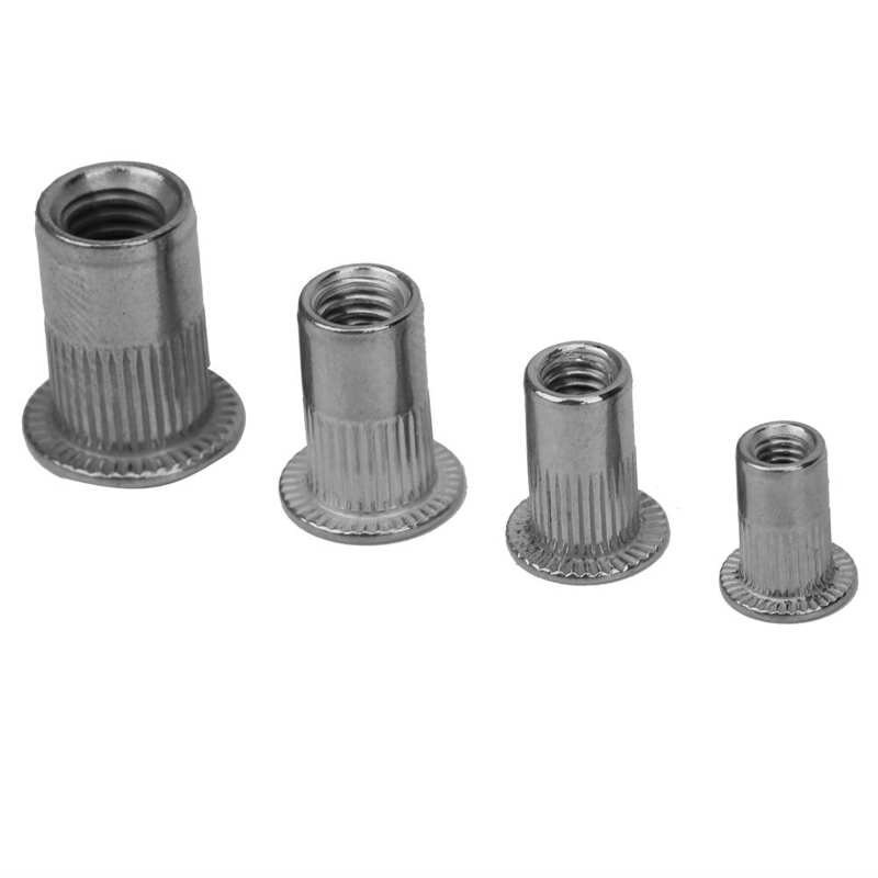 screw thread repair metric threaded inserts Stainless Steel Mixed M3 M4 M6 Rivet Nut Insert Nuts Kit Hardware