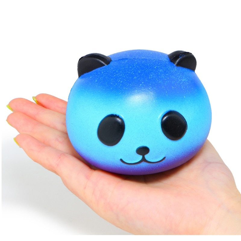 Jumbo Squishy Bunte Galaxy Panda Nette Langsam Rising Stressabbau Weichen Squeeze Spielzeug PU Brot Duftenden Weihnachten Spaß für kid