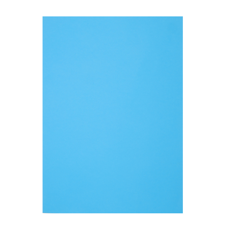 100 Teile/los Für freundlicher freundlicher Handarbeit DIY Farbige Karte Sammelalbum Bunte A4 Papier Drucker Verfolgung Kopieren Papier 8 Farben A4 papier: Blau
