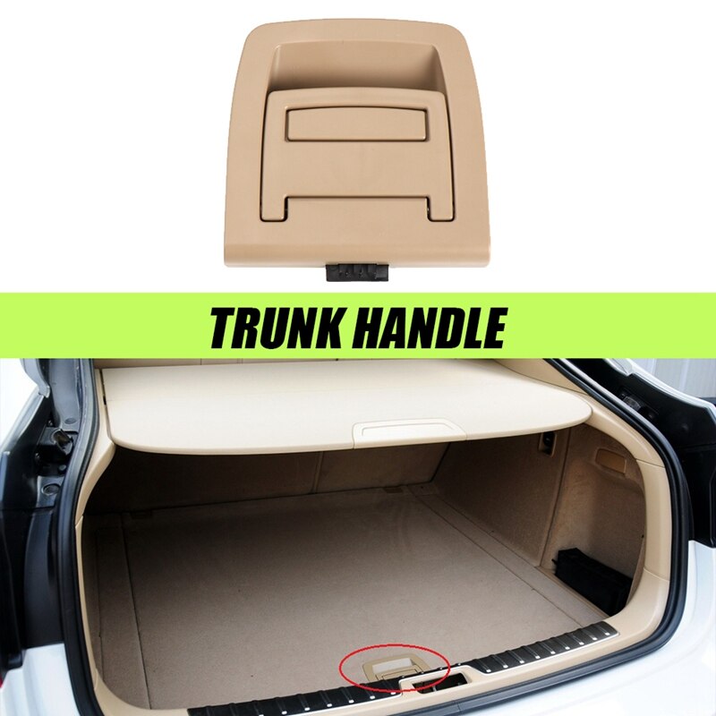 Car Rear Trunk Mat Handle Trunk Tail Cover Bottom Plate Handle for BMW-E70 X5 E71 X6 51479120283