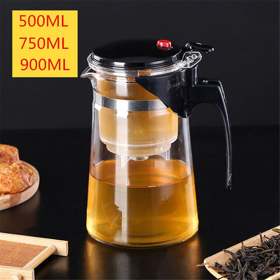 Zestawy robić herbaty szkło odporne na ciepło dzbanek na herbatę zaparzaczem chińnarty zestaw robić herbaty Kung Fu czajnik szklanka robić kawy ekspres wygodne biuro dzbanek na herbatę s