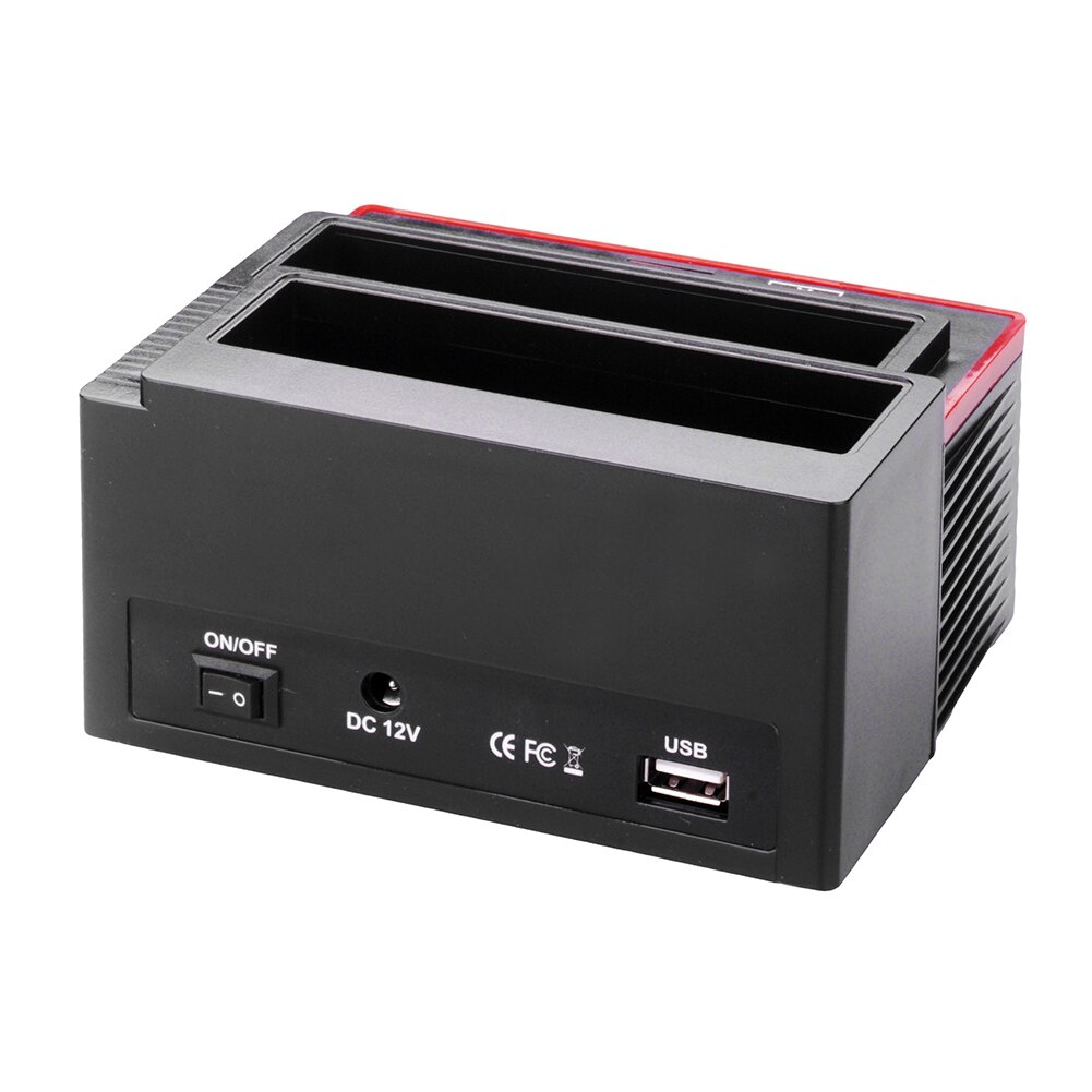 Multifunction Dual Slot 2.5/3.5inch IDE SATA SDD HDD Docking Station Card Reader