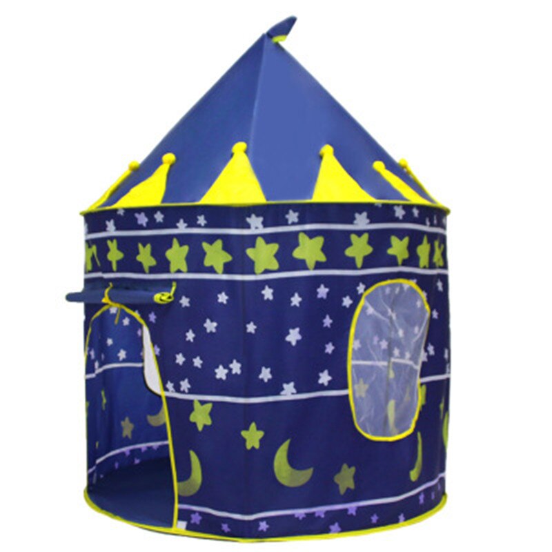 Portable Children's Tent Foldable Boys and Girls Castle Game House Kids Baby House Beach Tent Outdoor Toy Tent