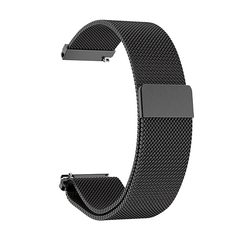 Powstro Metal Milanese Loop Band For Xiaomi AMAZFIT Bip Strap 22MM Wrist Band Belt For Gear S3 Classic Frontier Strap For Xiaomi