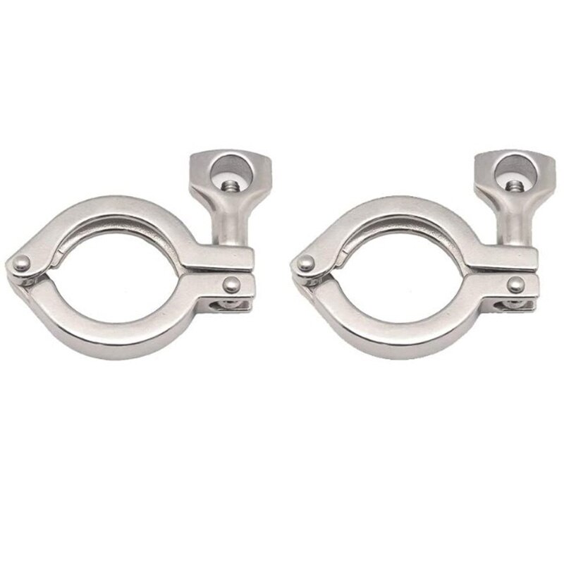 HFS (R) 3 Zoll Tri Clamp Siebdichtung FKM Mit Edelstahlsieb 2500 Mesh