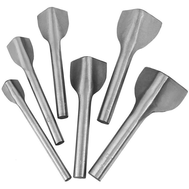 Jiwuo – poinçon en forme de V 10-50mm, outil de bricolage en cuir, ceinture de filet rond en forme de filet, poinçon de coupe de cuir pour la maison, outils de coupe artisanaux
