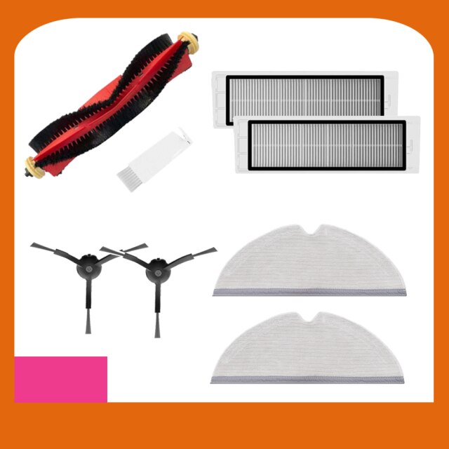 Kit d'accessoires pour aspirateur robot Xiaomi roborock S50 s51 S6 S5 Max, brosse principale amovible, brosse latérale, filtre de vadrouille: Package 3