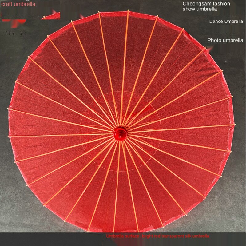 Dance Chinese Clear Paraplu Olie Papier Paraplu Props Transparante Zijde Paraplu Klassieke Decoratieve Paraplu Moschino Vrouwen