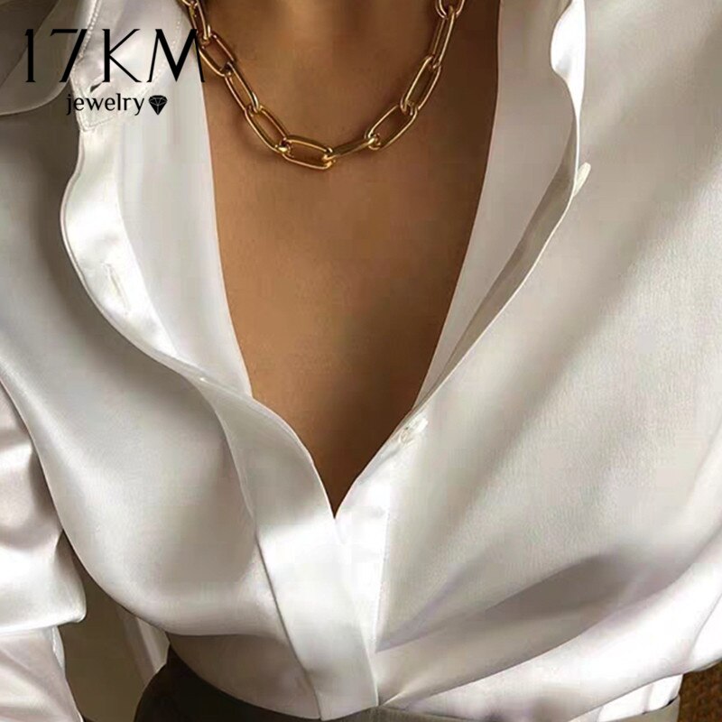 17KM Beads lock Necklace For Women Gold Color Bohemian Stars Pendants Necklaces Female Bijoux Jewelry: CS5110001