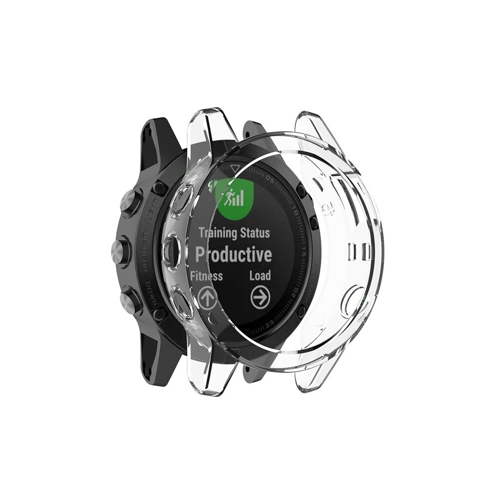 Suave Ultra-Delgado cristal claro TPU Protector cubierta para Garmin Fenix 5 5S 5X GPS Smart watch accesorios Fenix5 carcasas