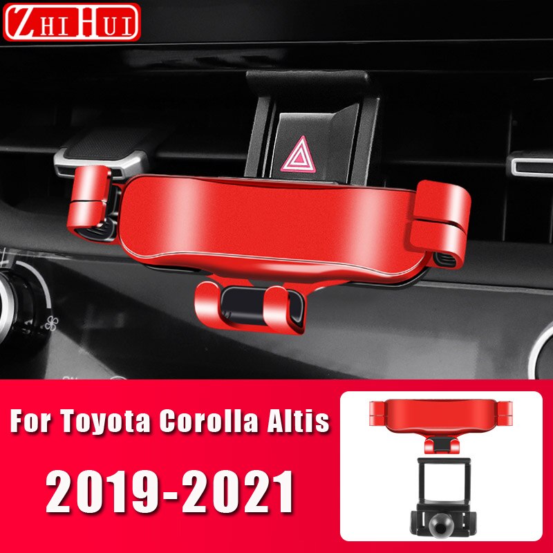 Support de téléphone portable pour voiture, pour Toyota Corolla Altis –: For 2019-2021 Red