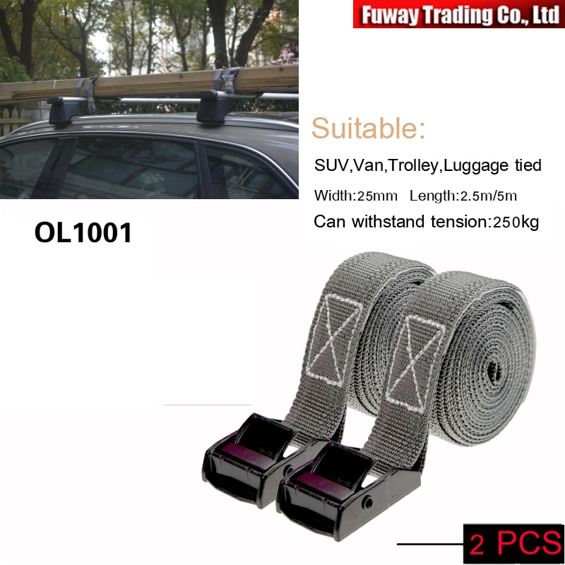 Fuwayda 5m suv selvkjørende rask båndbelte strammer enkel synke legering spenne glipper enhet bagasjerem strammer