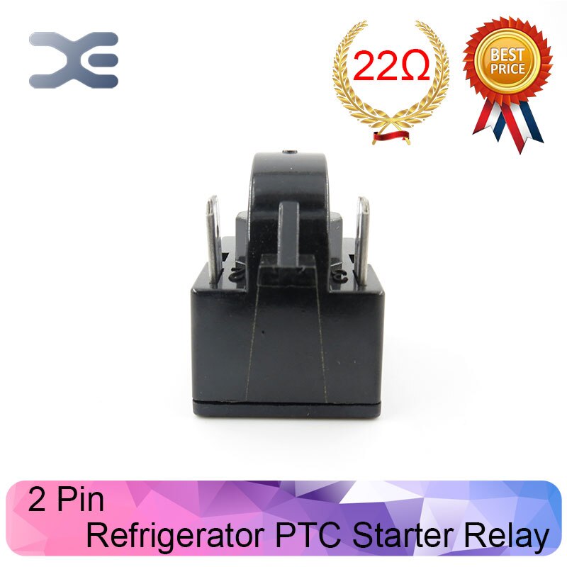Relé de arranque MZ92-22OHM de 2 pines, PTC, repuestos de nevera, mecanismo de arranque de refrigerador, accesorios de relé
