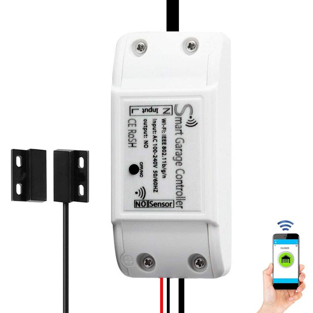 Wifi Schakelaar Smart Garagedeuropener Controller Werk Met Alexa Google Thuis En Iftt Smart Leven/Tuya App Controle