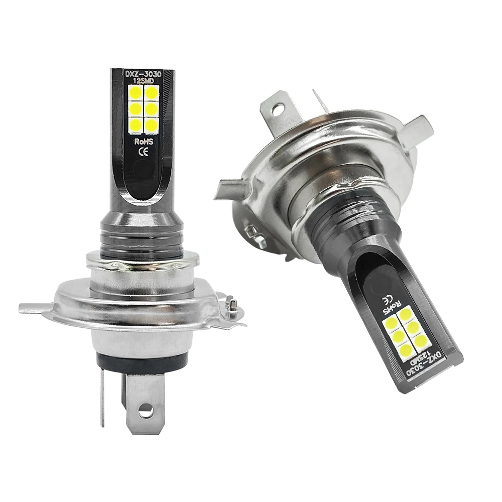 2 Stuks Super Heldere H4 H7 Led Lamp Auto Koplamp Motorfiets H1 H3 H8 H9 H11 Auto Mistlampen 9005 9006 HB3 HB4 Licht 12V 24V 80W