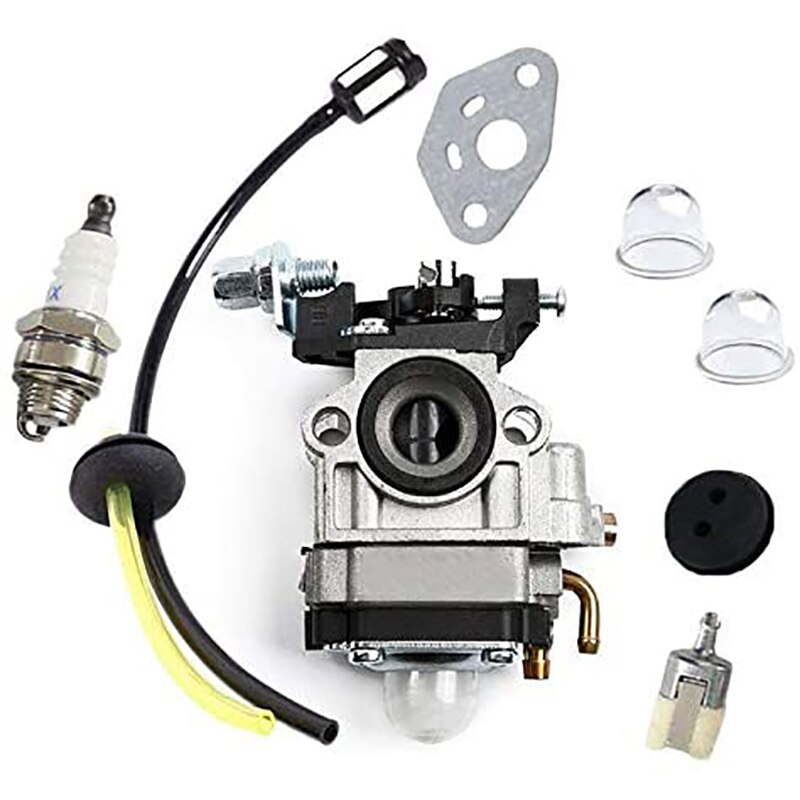 Carburetor for Kawasaki TH23 TH26 TH34 23CC 25CC 26CC 33CC 35CC Spark Plug Kit Replace