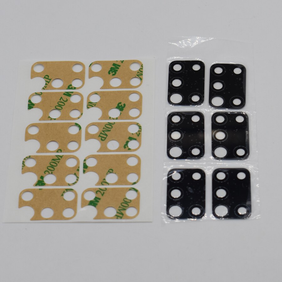 10 pièces d'origine pour Samsung Galaxy A11 A31 A41 A51 A71 A315F A415F A515F A715F arrière couvercle d'objectif en verre avec de la colle
