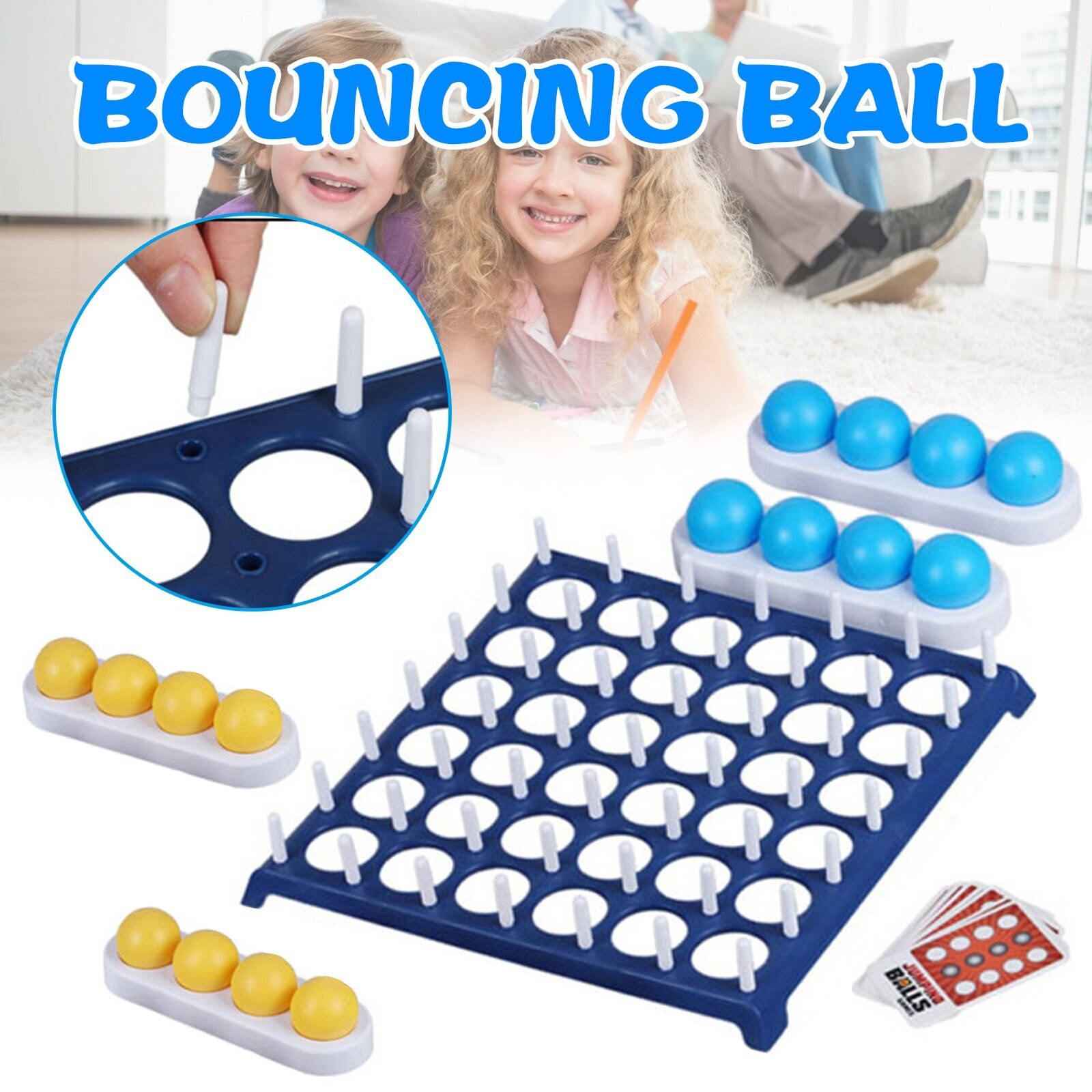 Desktop Stuiterende Bal Vs. Bouncingballs Board Game Intellectuele Leisure Speelgoed Party En Bar Release De Druk Games Tow Kleur