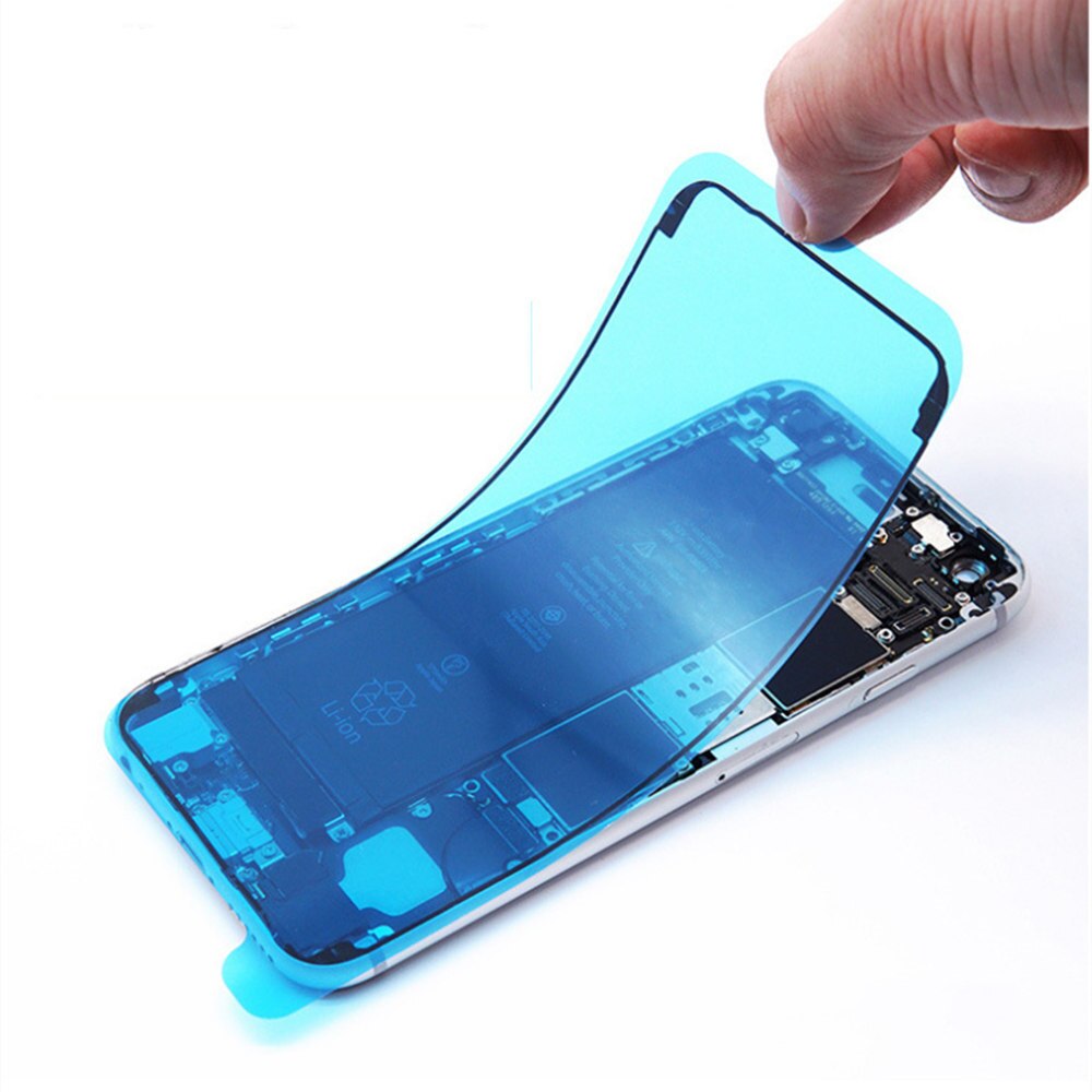 100 wodoodporna naklejka na iPhone 6S 7 8 Plus XR X XS Max 11 12 Pro Max Mini samoprzylepna rama ekranu LCD dwustronna taśma naprawa