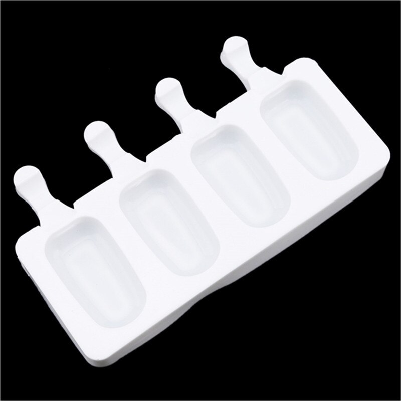 Homemade Food Grade Silicone Ice Cream Molds Ice Lolly Moulds Freezer Ice Cream Bar Molds With Popsicle Sticks Eco-Friendly