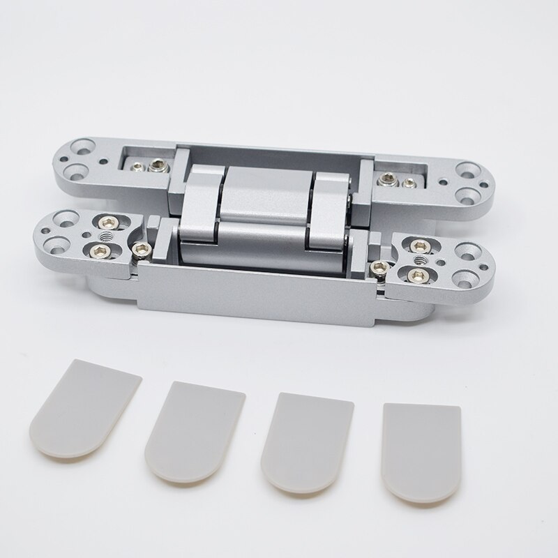 JIAOJIAOZ Smooth three way adjustable Hidden Hinges for timber door hardwar G120 hinges Zinc alloy cross hinge