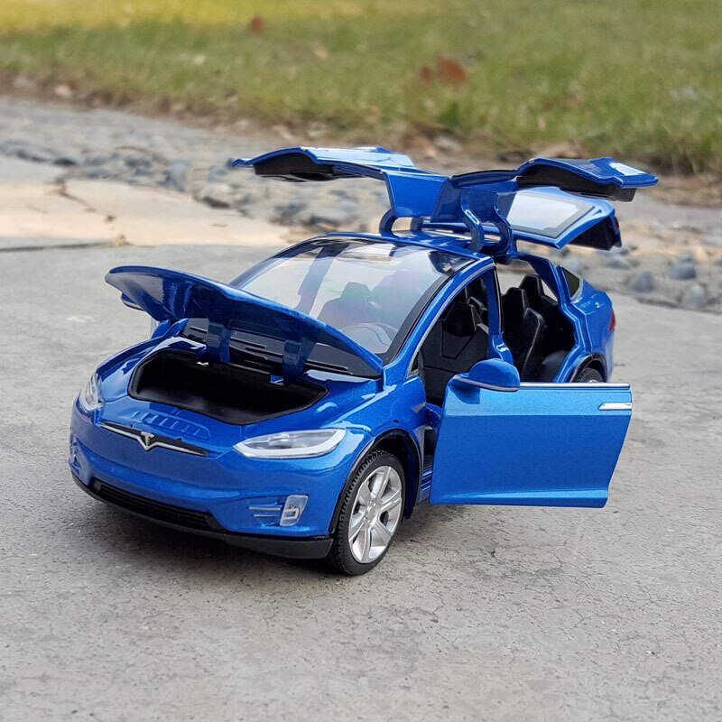 Trasporto Libero New1:32 Tesla MODELLO X MODEL3 In Lega Modello di Auto Giocattoli Pressofusi E Veicoli Auto giocattolo Del Capretto Giocattoli Per I Regali Dei Bambini Toy Boy