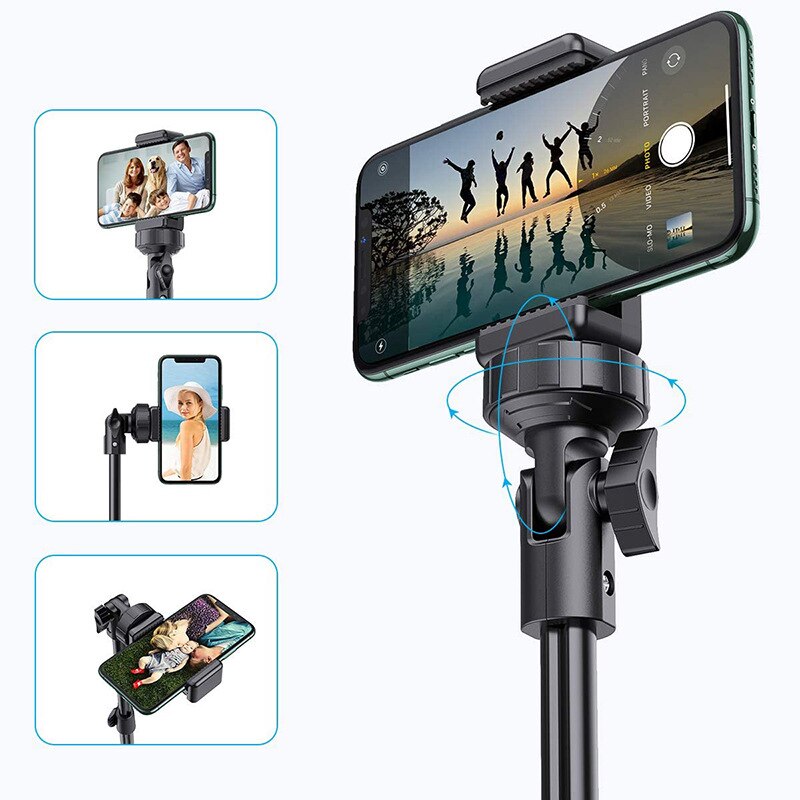 Portable Phone Tripod Compact Video Camera Aluminum Travel Mobile Phone Stand Holder Tripode For Phone Travel Patry
