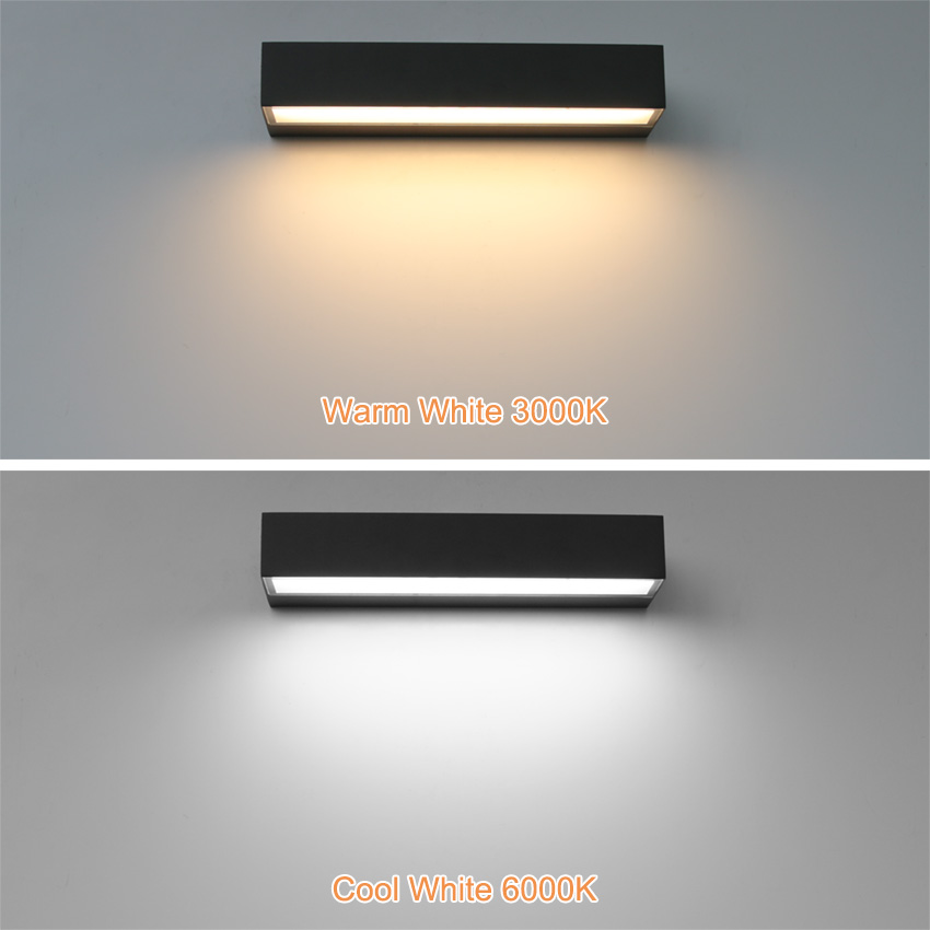 12W 18W 30W LED Wandlamp Buiten Waterdichte Strip Wandlampen Veranda Teken Verlichting Binnenplaats Tuin Decor lichtpunt Aluminium