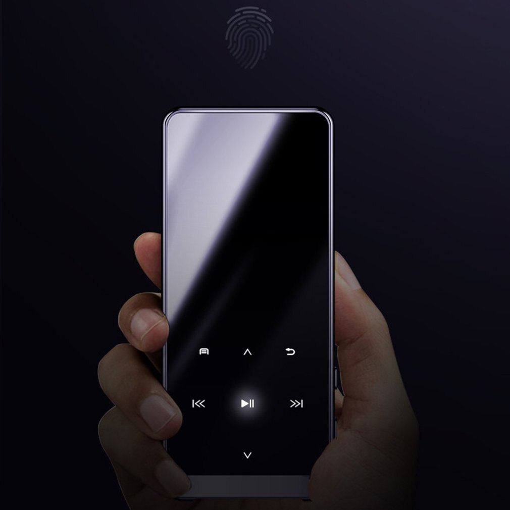 Bluetooth MP3 Speler Hifi 8Gb Slim Met 1.8 Inch Touch Keyssupport Otg Tf Card, Fm, Opname, E-Book, Klok, Stappenteller Muziekspeler