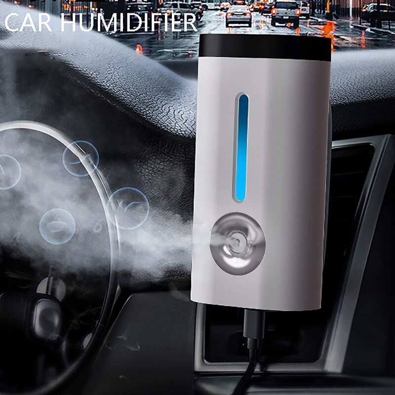 Air Humidifier Eliminate Static Electricity Clean Air Care Color Lights for Car Office