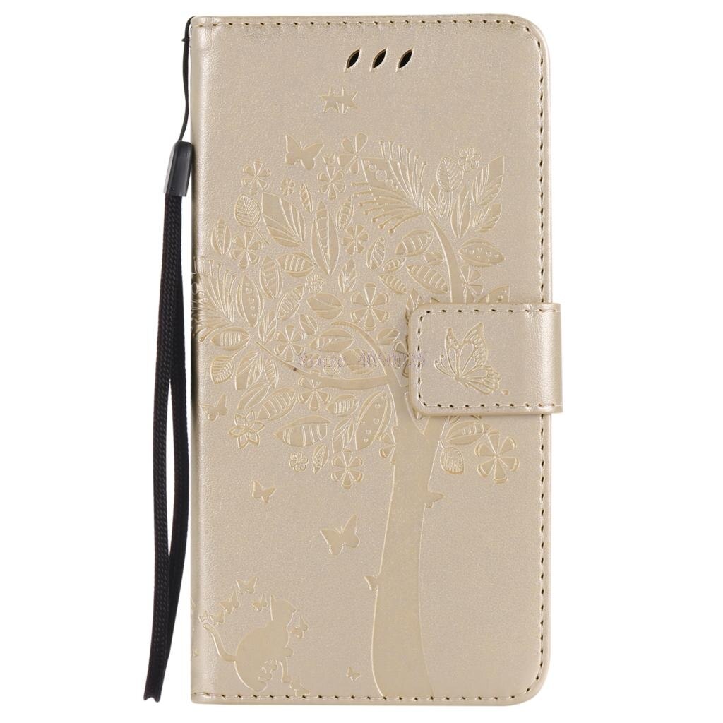 Coque voor lg  k10 k 10 lte lgk 10 k410 flip wallet leren telefoonhoesje voor lgk 430 k420n k430 k430ds k 420n k 430 k 430ds capa: Goud