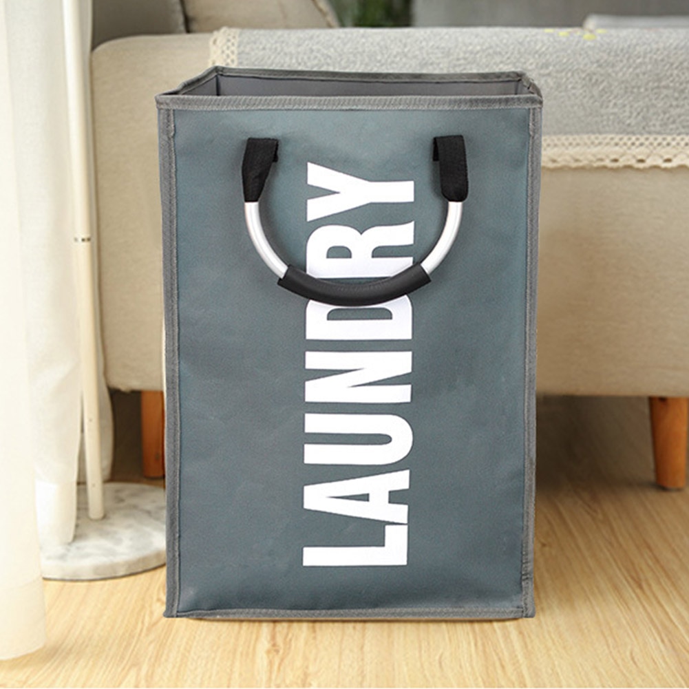 Self Standing Portable Laundry Hamper Dorm Room Foldable Organizer With Handle Home Bedroom Large Toys Storage Clothes Basket