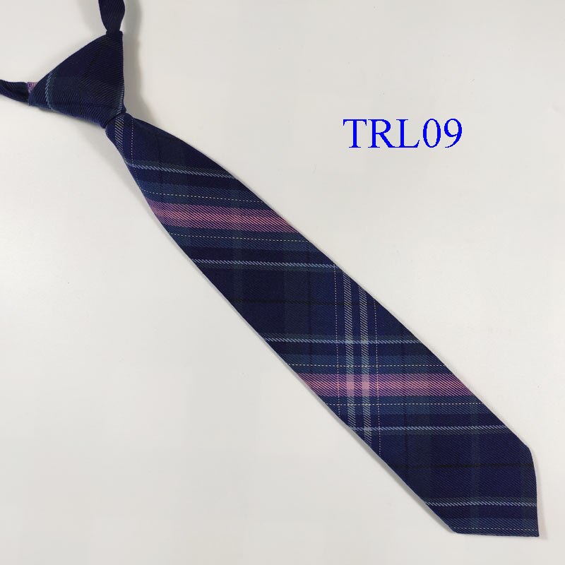 Dreng plaid elastik justerbare slips skole bryllup slips børn studerende gravatas 33cm længde 7cm bredde: Trl 09